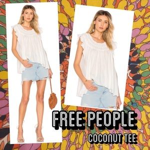 NWT ✨ FP Coconut Sleeveless Tee in Ivory